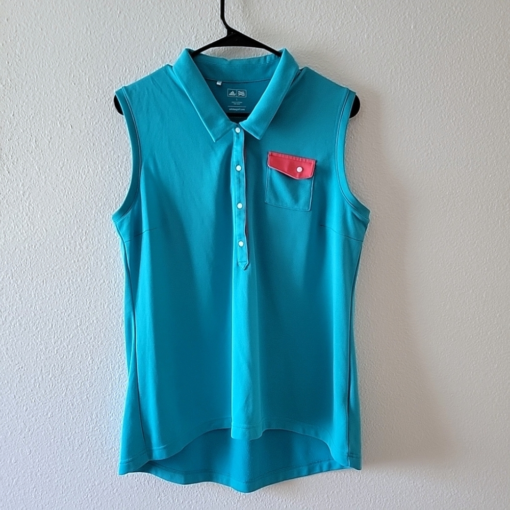 Addidas Sleeveless Golf Polo
